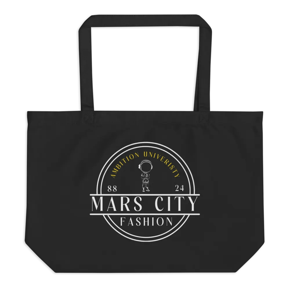 MARS CITY FASHION BLACK TOTE BAG product image (1)