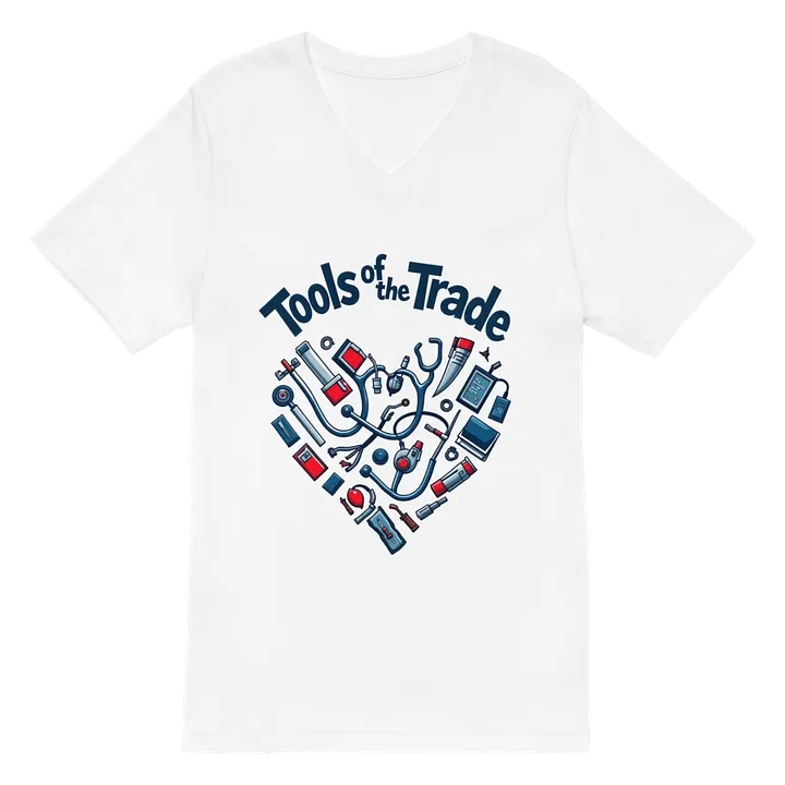 Heartbeat Tools V-Neck T-Shirt product image (2)