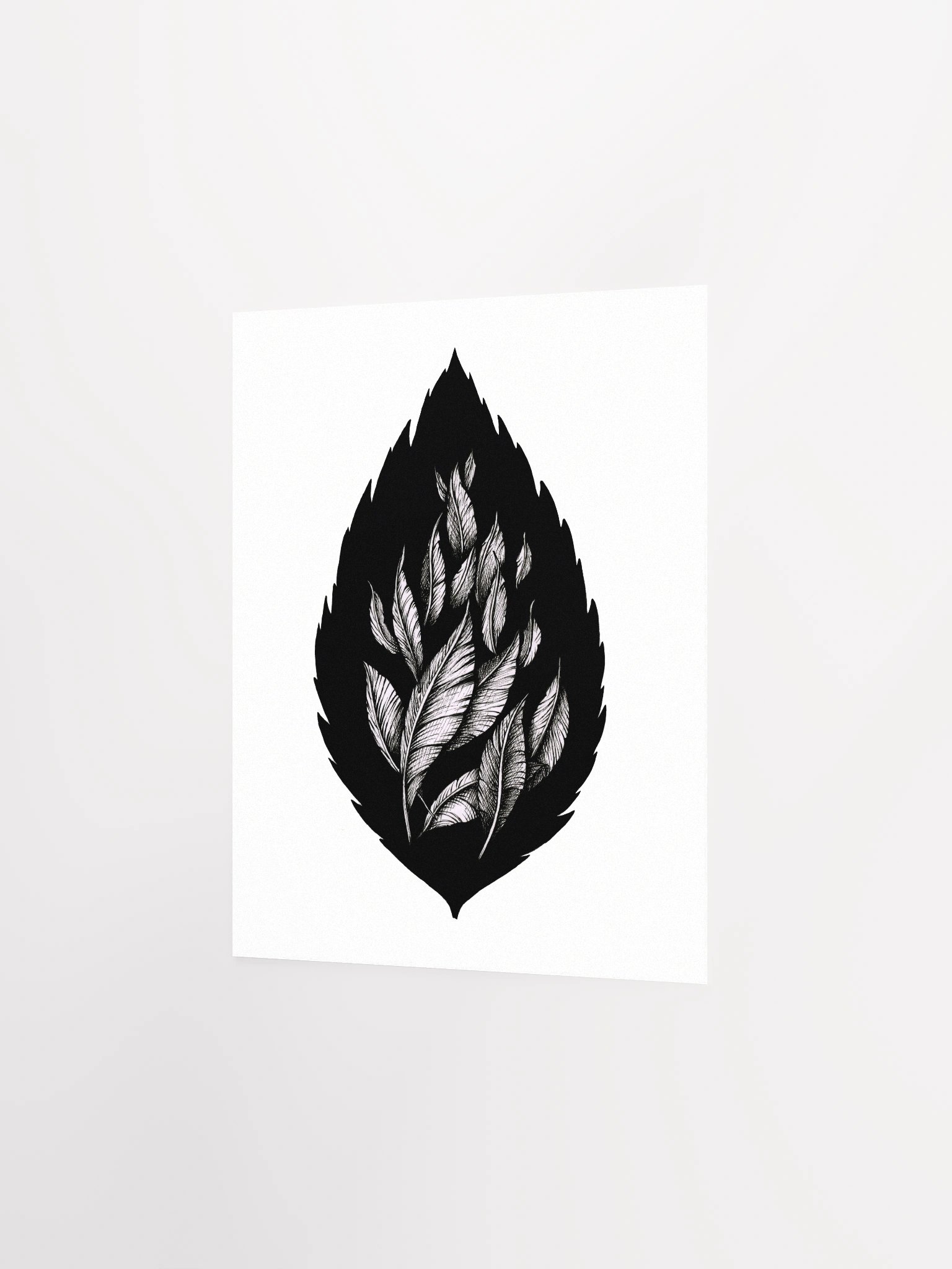 Dark Leaves - Print product image (2)