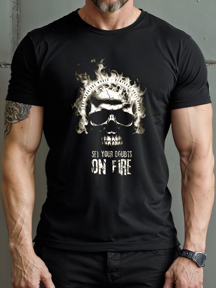 Set your doubts on fire. ( White Version ) product image (2)