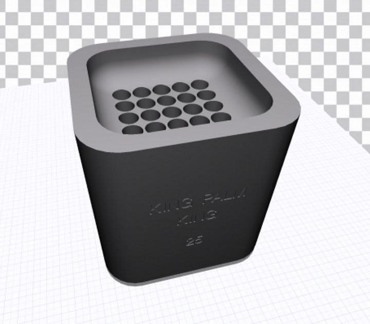 25 Slot King Palm Loader - Mini, Slim, King - 3D Printable Files / STL Format product image (1)