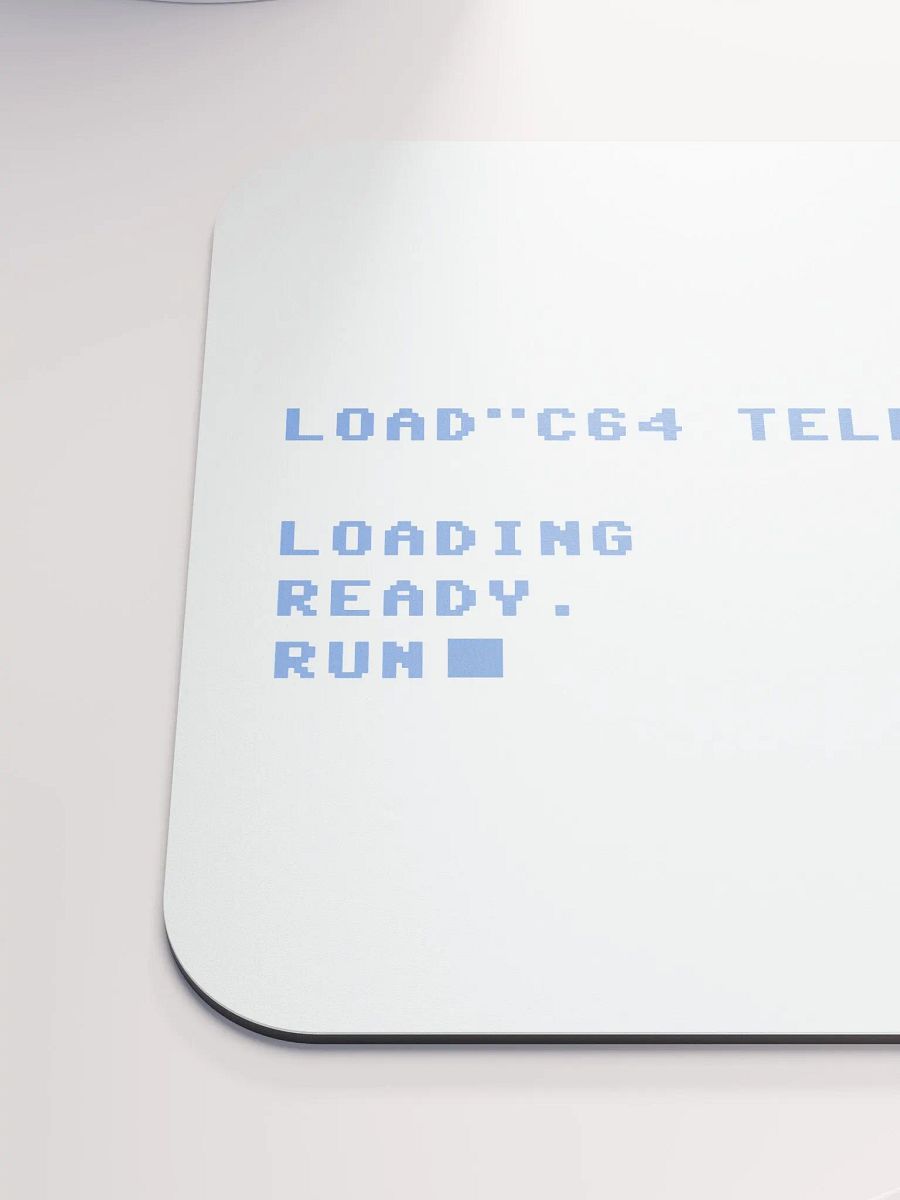 Classic Mouse Pad (Load C64 Telelvision ,8,1) product image (6)