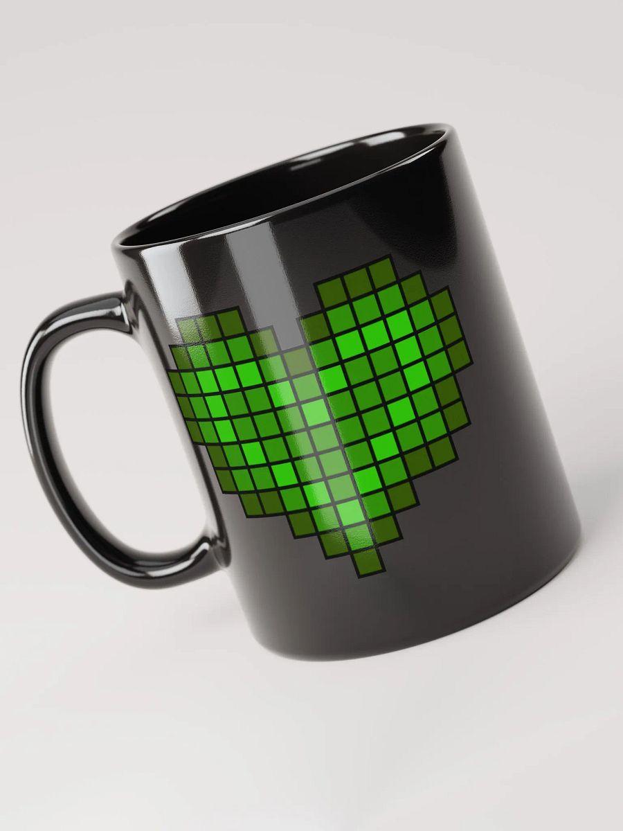 Irish Heart Black Glossy Mug product image (5)
