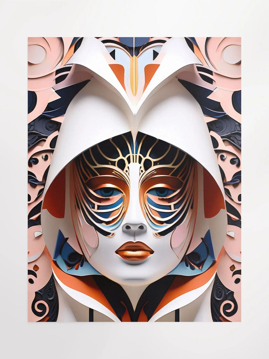 Kabuki Mask 2299 Poster - Medium Size 18x24 Inches product image (1)