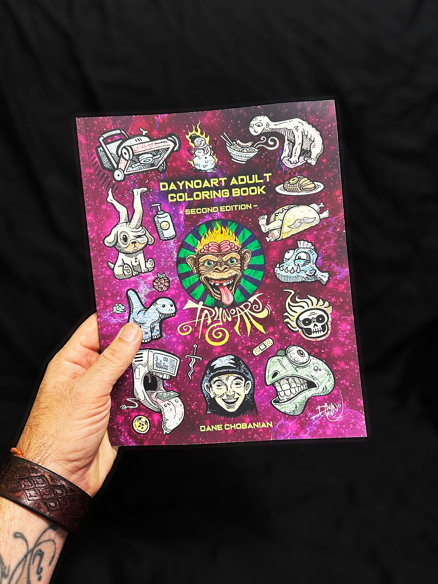 DaynoART Adult Coloring Book Second Edition product image (3)