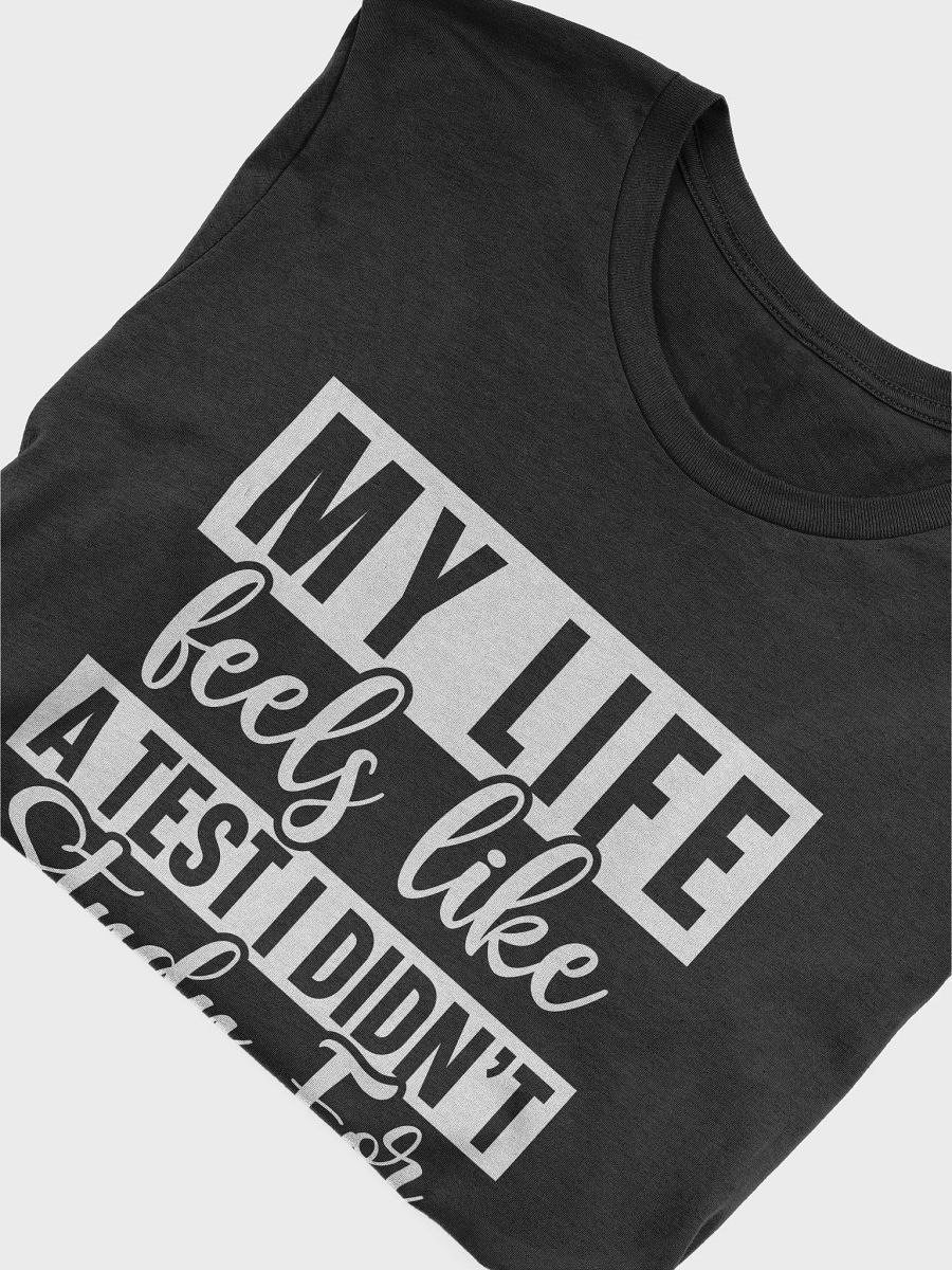 My Life Feels Like A Tester I Didn't Study For Women's Black T-Shirt product image (6)