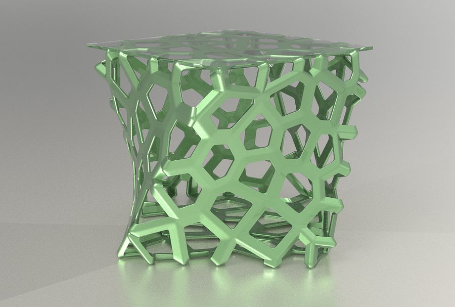 Weaverbird Voronoi Parametric Furniture Design Grasshopper Rhino Files Download product image (4)