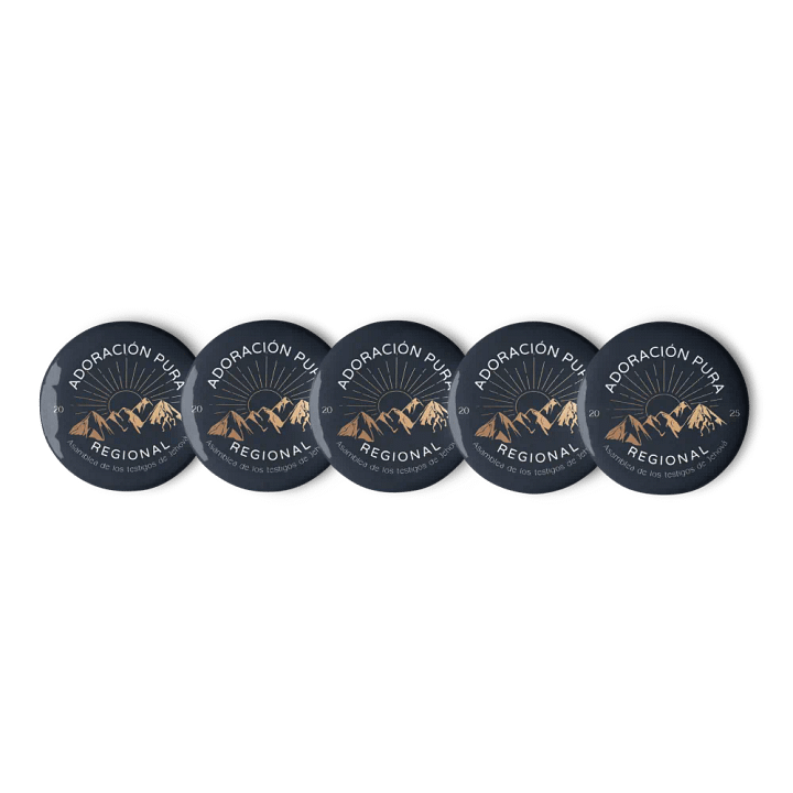 "Adoración Pura" Asamblea Regional | Majestic Mountains Navy Pin Set product image (2)