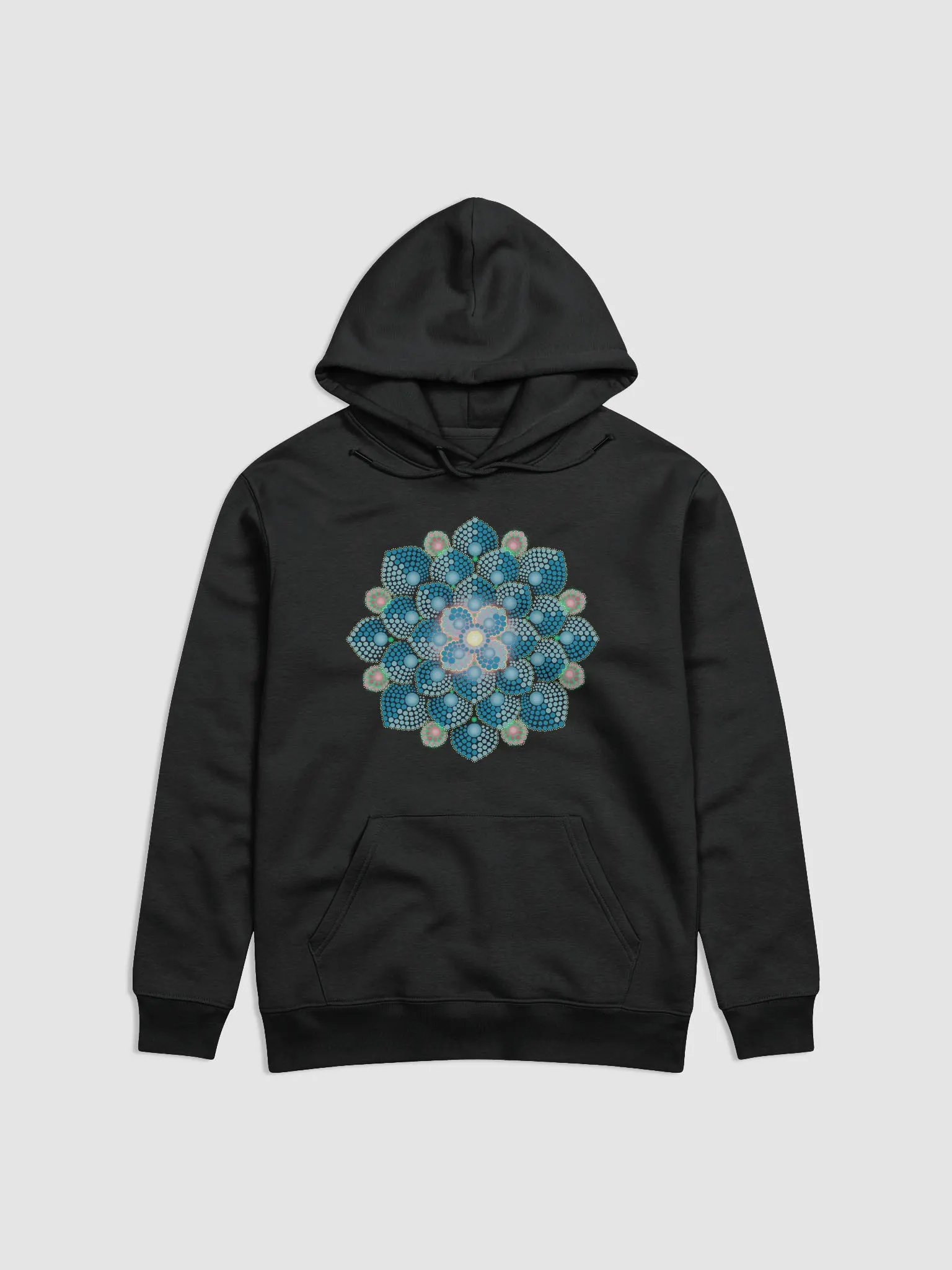 Summer Rain Mandala Unisex Eco Hoodie product image (3)