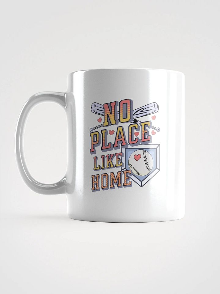 No Place Like Home Baseball Heart Mug product image (1)
