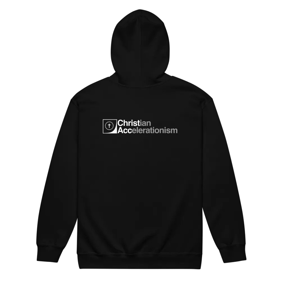Christian Accelerationism Full-Zip Hoodie (Dark) product image (7)