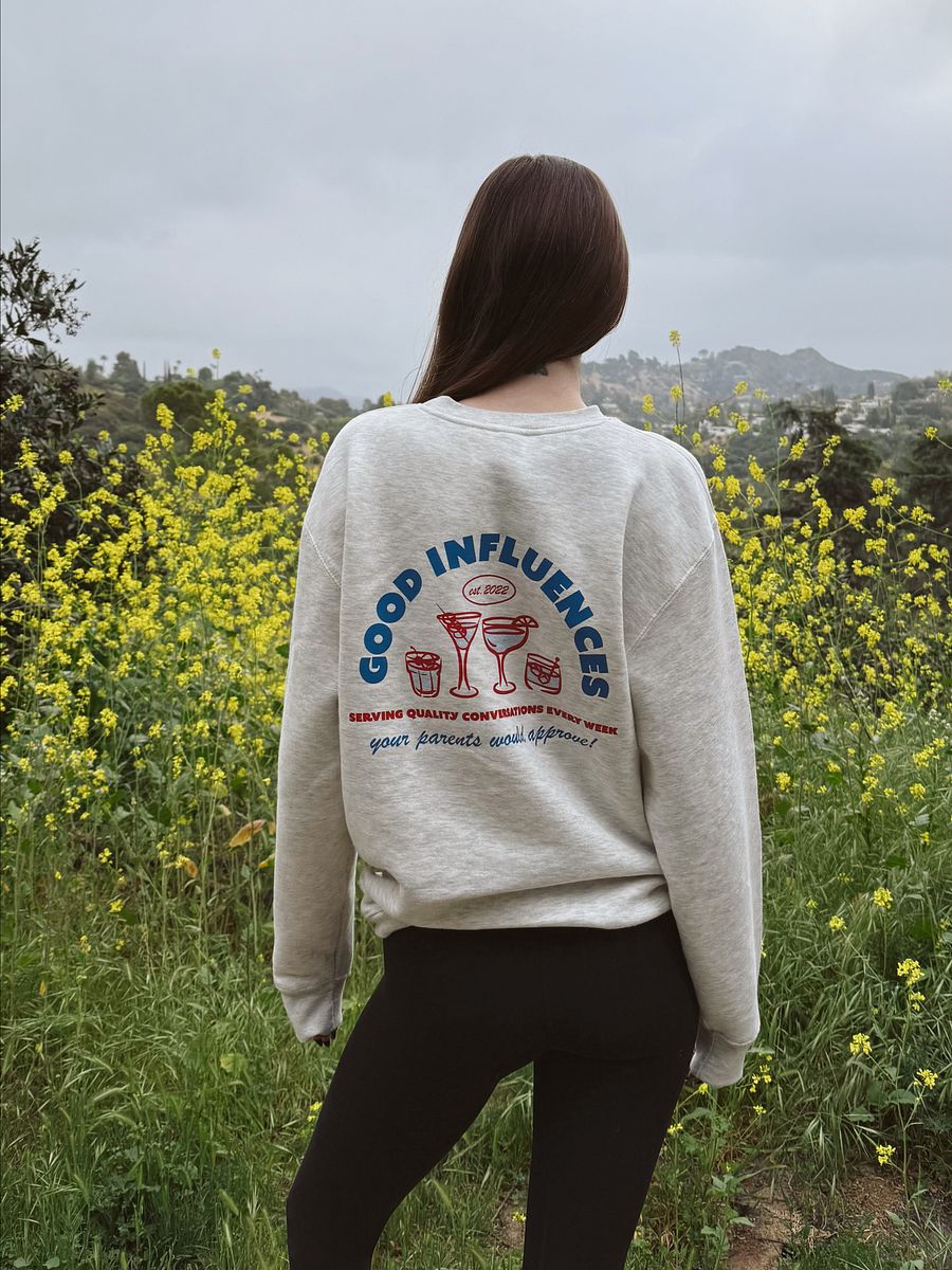Under the Influence Grey Crew product image (1)