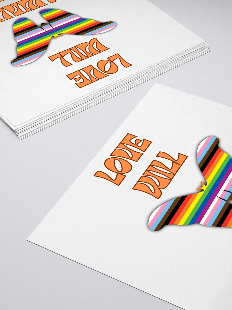 Love Will Always Win Butterfly Sticker product image (4)