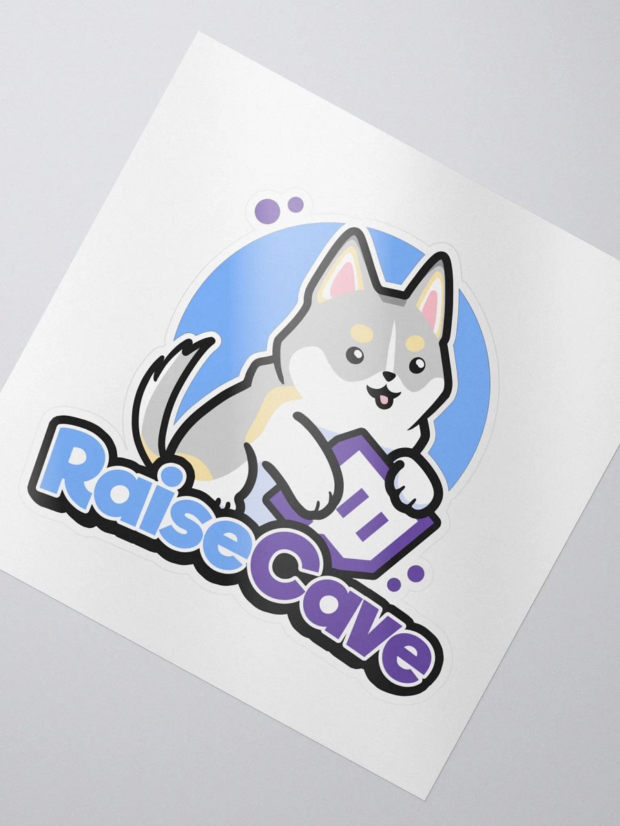 RaiseCave Logo Sticker product image (2)