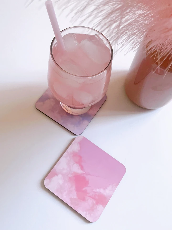 pink skies // coaster product image (1)