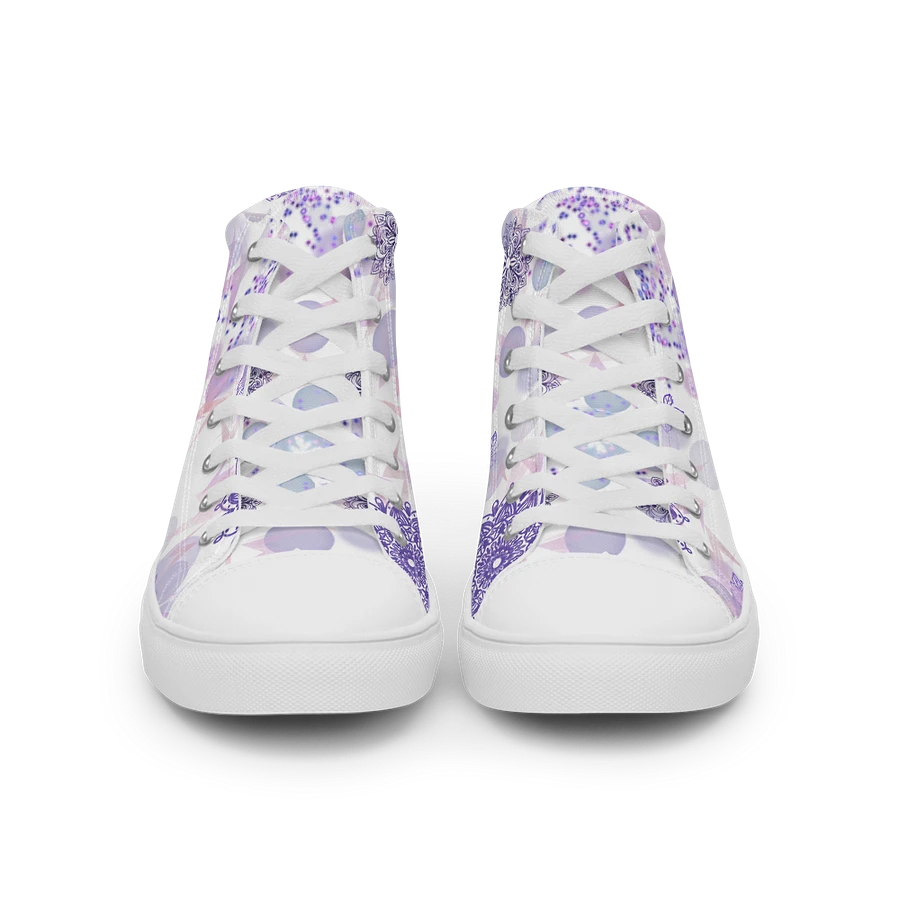 Lilac Mandala Lace Up Womens Shoes product image (30)