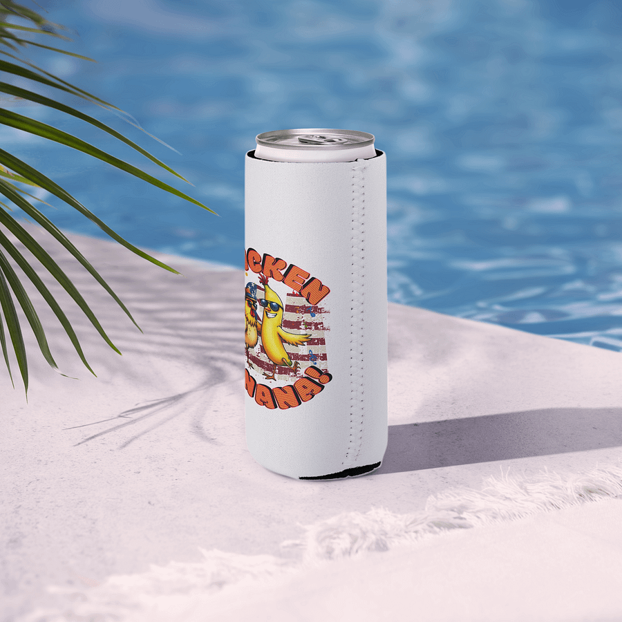Chicken Banana USA Flag Can Cooler product image (6)