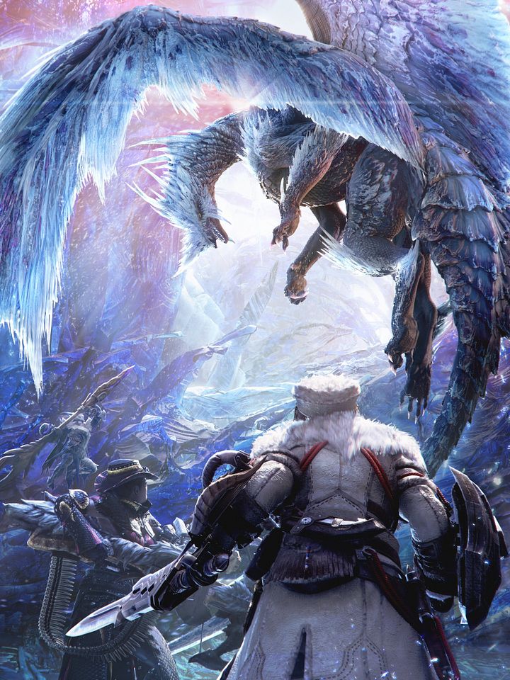 Frostfang Barioth Confrontation 4K Wallpaper product image (1)