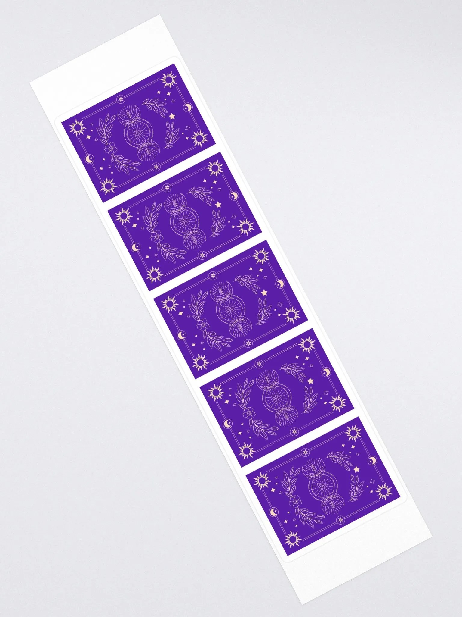 Maiden Mother Crone Purple Tarot Card Sticker Set product image (2)