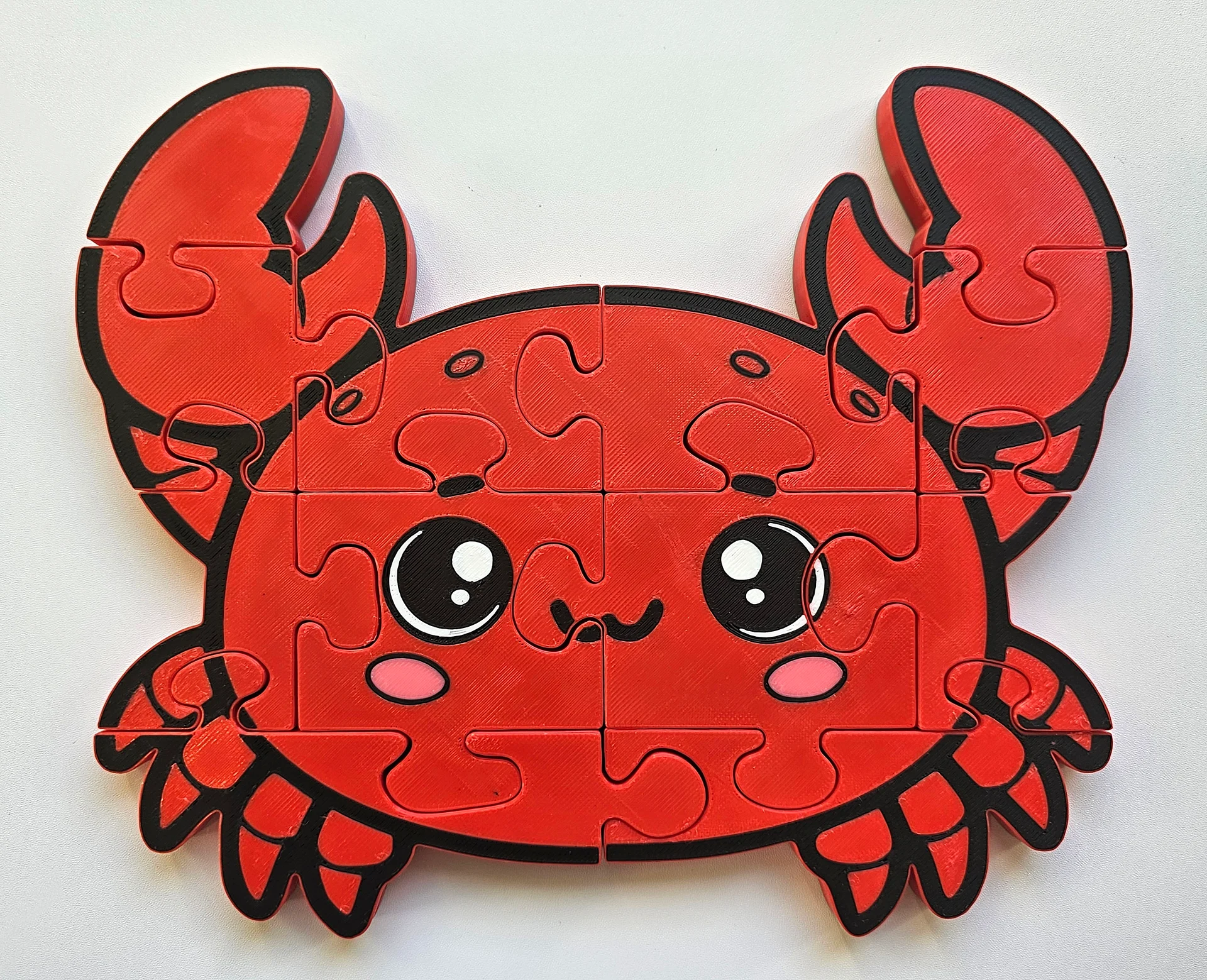 Crab 3D Printed Puzzle – A Playful Ocean-Themed Puzzle! product image (1)