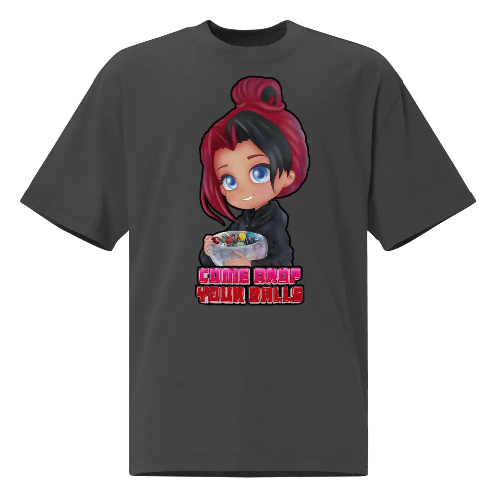 Drop Your Balls Tee (Pink & Red) product image (1)