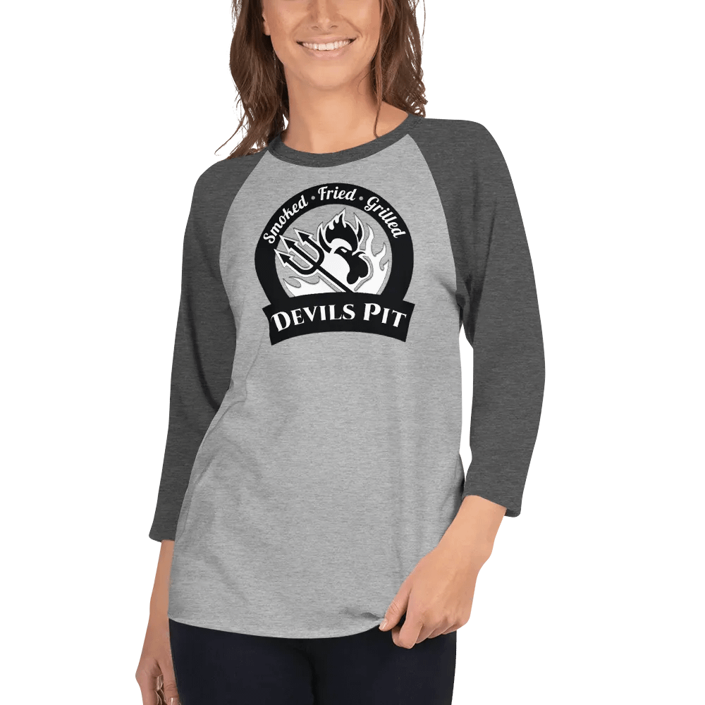 Devils Pit Logo 3/4 Sleeve product image (12)