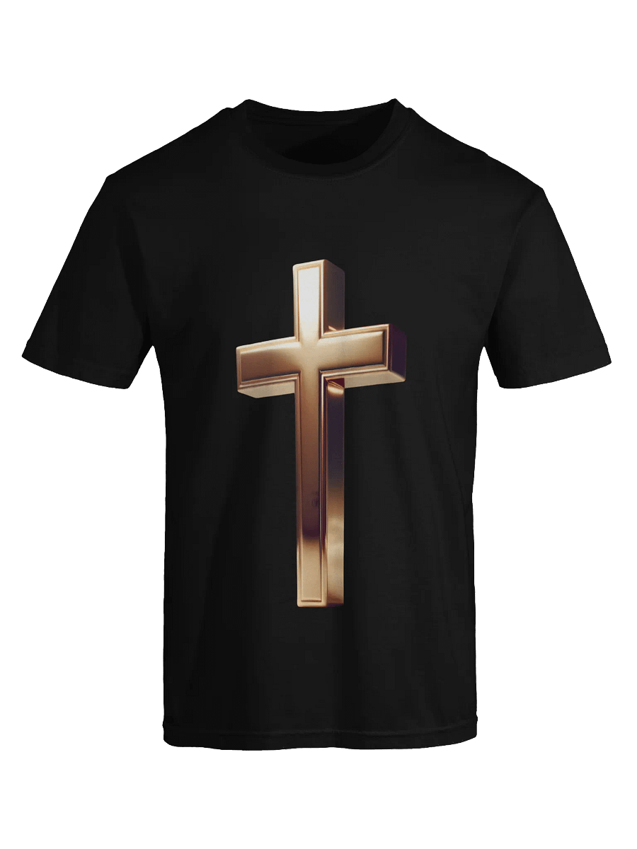 Reflective Cross Gold T-Shirt product image (1)
