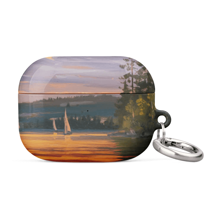Sunset Lake Sailing, Case for AirPods® product image (1)