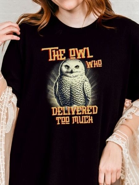 Hedwig Owl Funny Vintage Pulp Mystery Harry Potter Shirt product image (18)