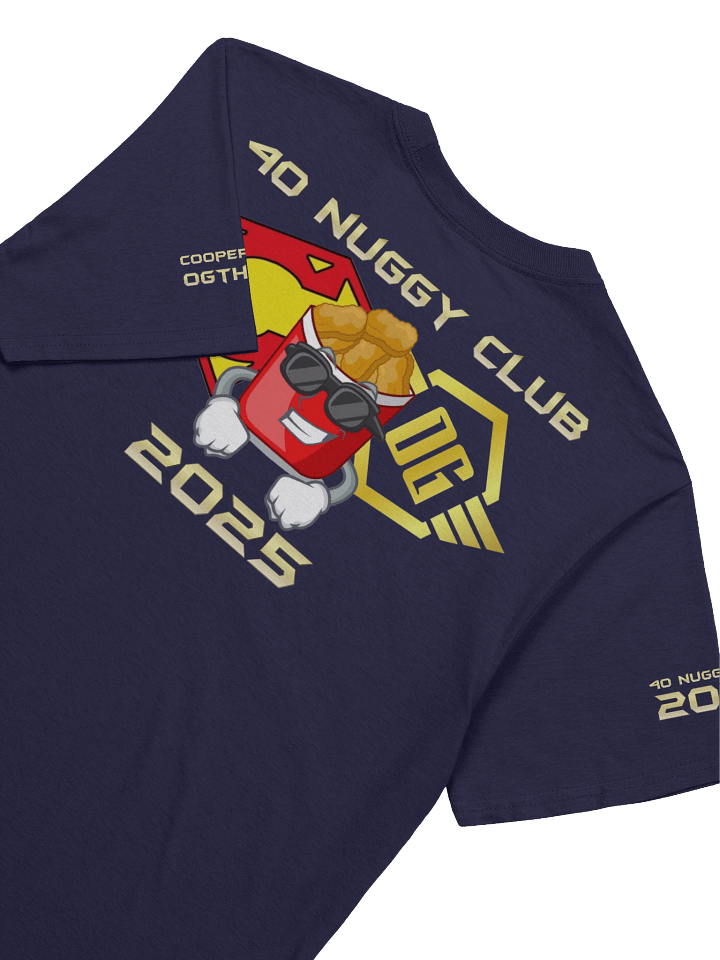 Futuristic 40 NUGGY CLUB 2025 Gold T-Shirt product image (2)