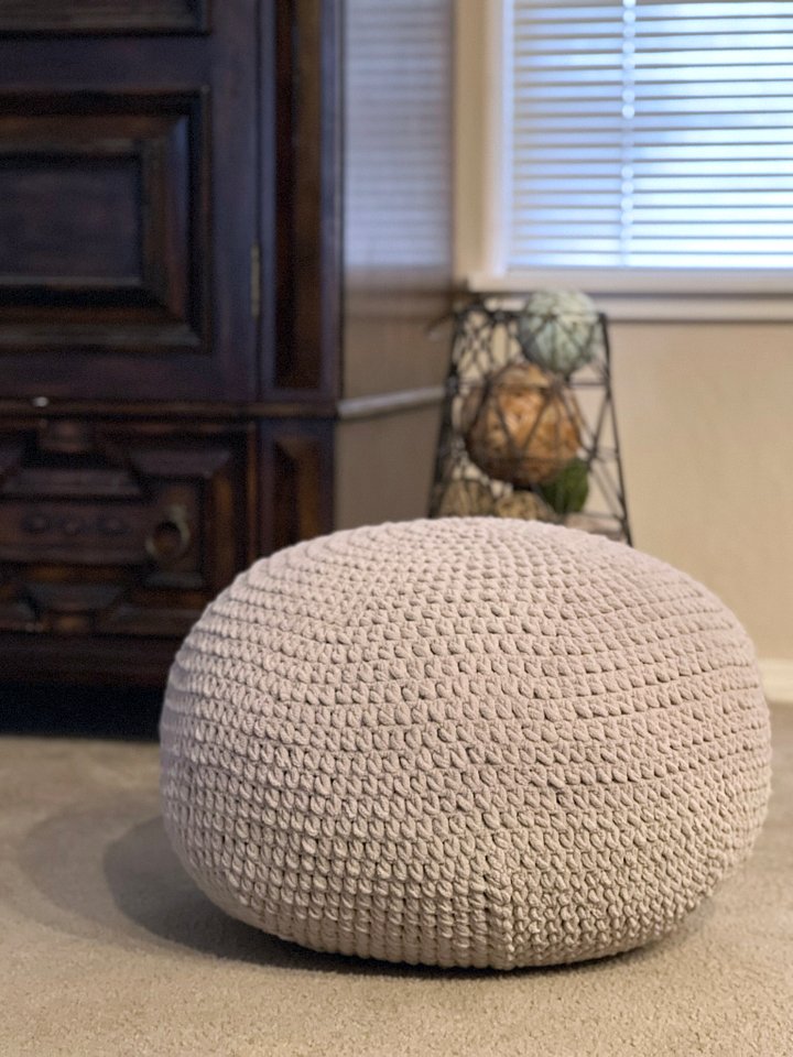 Chic Floor Pouf Crochet Pattern product image (1)