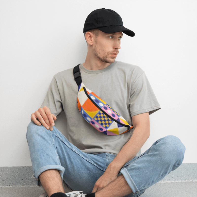 Pop Patterned Fanny Pack product image (1)