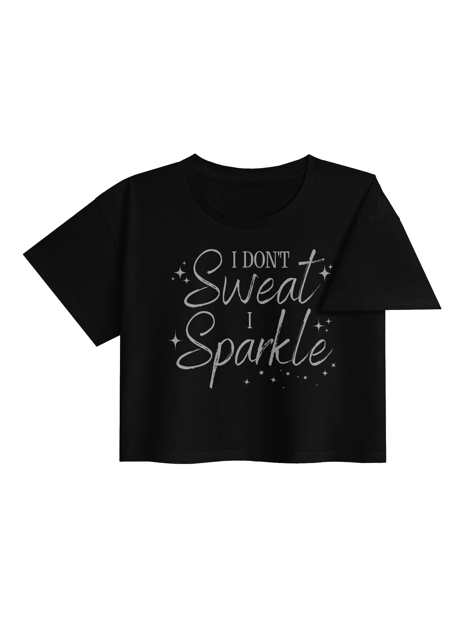 I Don't Sweat I Sparkle Crop Top product image (4)