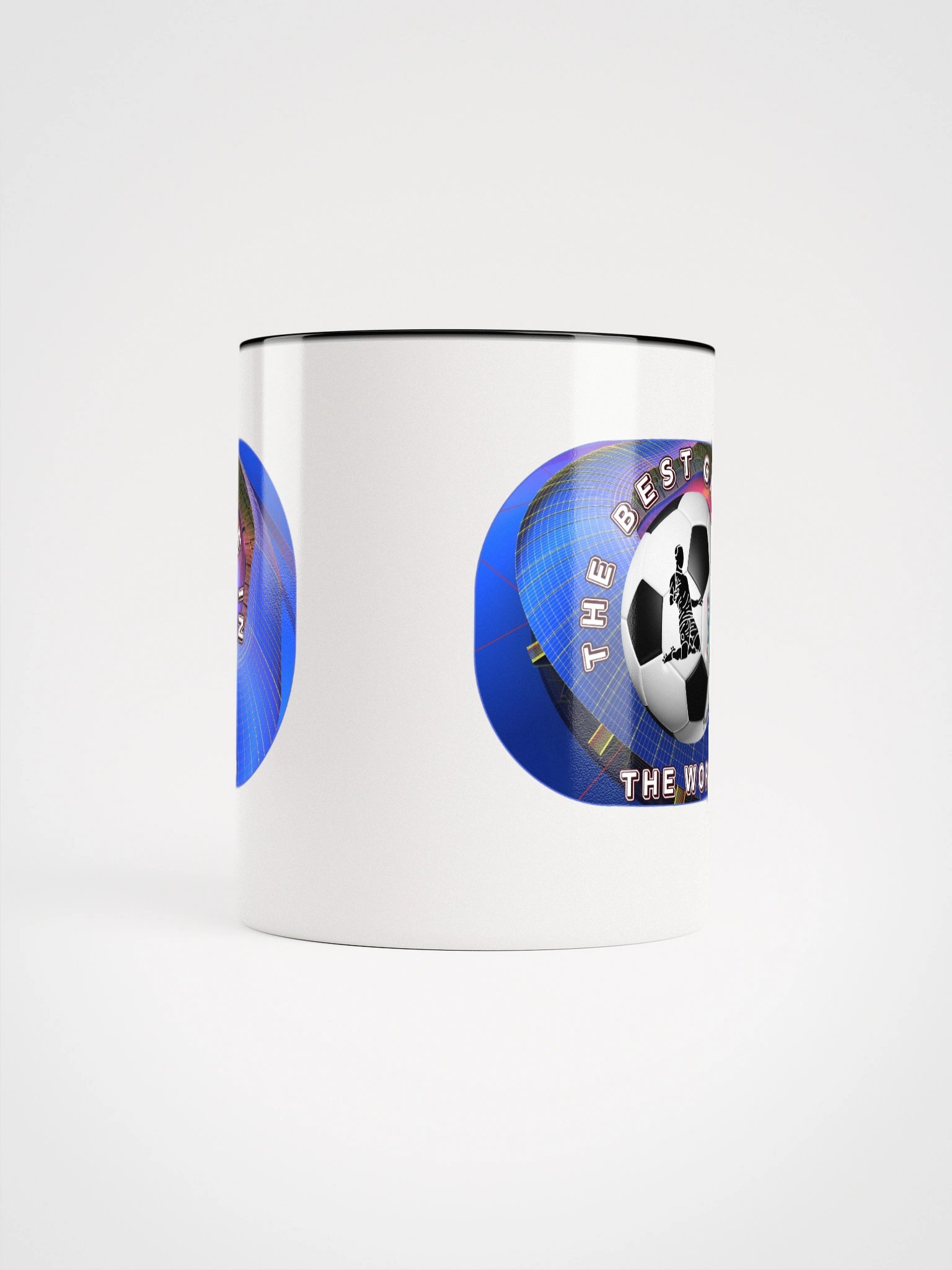 Soccer Ball Silhouette Ceramic Mug product image (27)