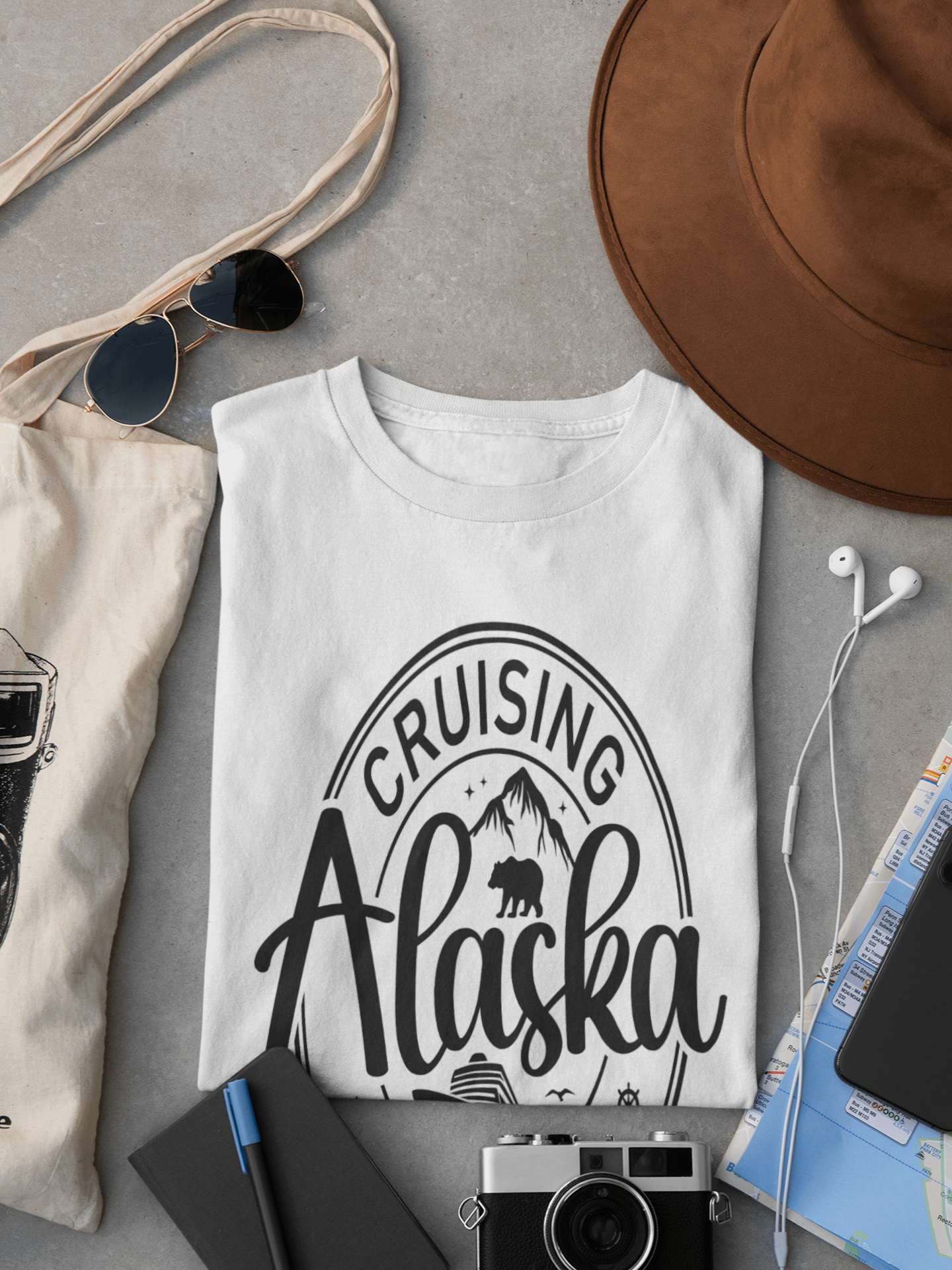 Cruising Alaska Together Unisex Softstyle T-Shirt Light Colours product image (5)