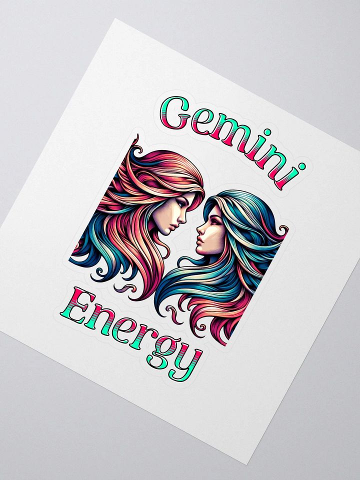 Zodiac Sign Gemini Energy Sticker product image (2)