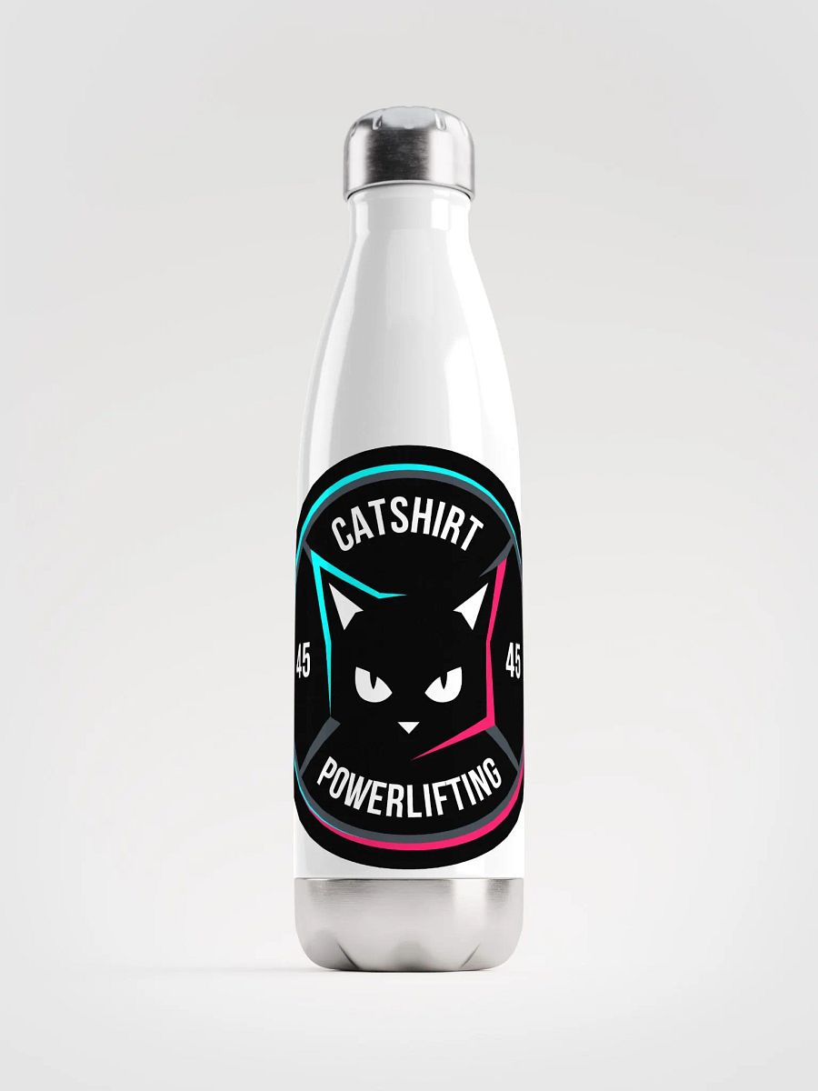 Catshirt Powerlifting Water Bottle product image (1)