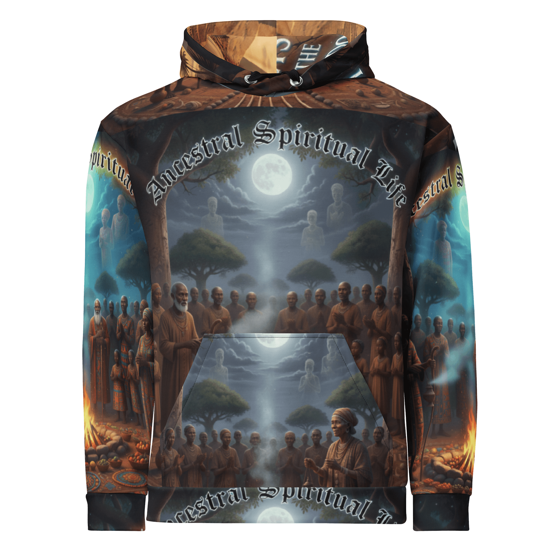 Ancestral Spiritual Life Hoodie By Chilly P & D.C.E.L. product image (1)