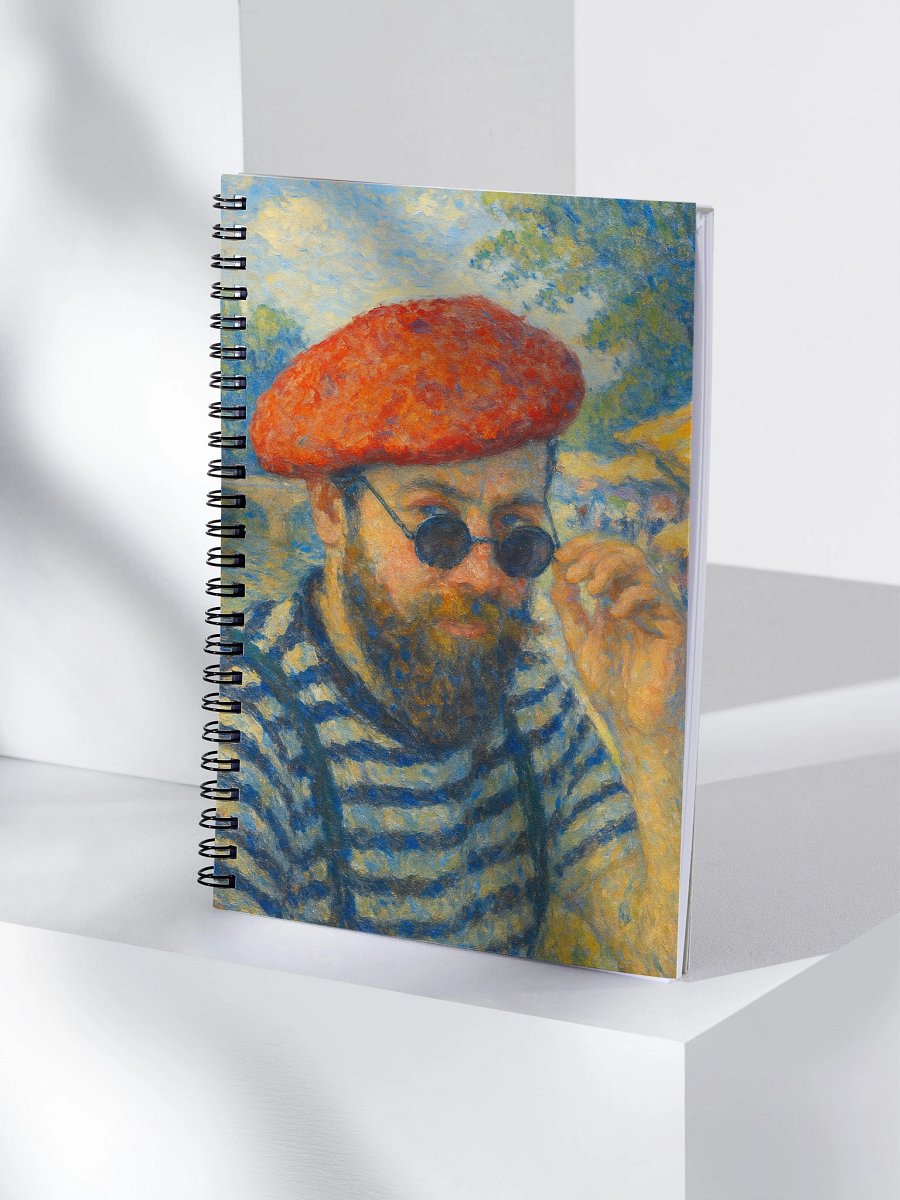 Frenchman Ace - NOTEBOOK (5.5" x 8.5") product image (4)