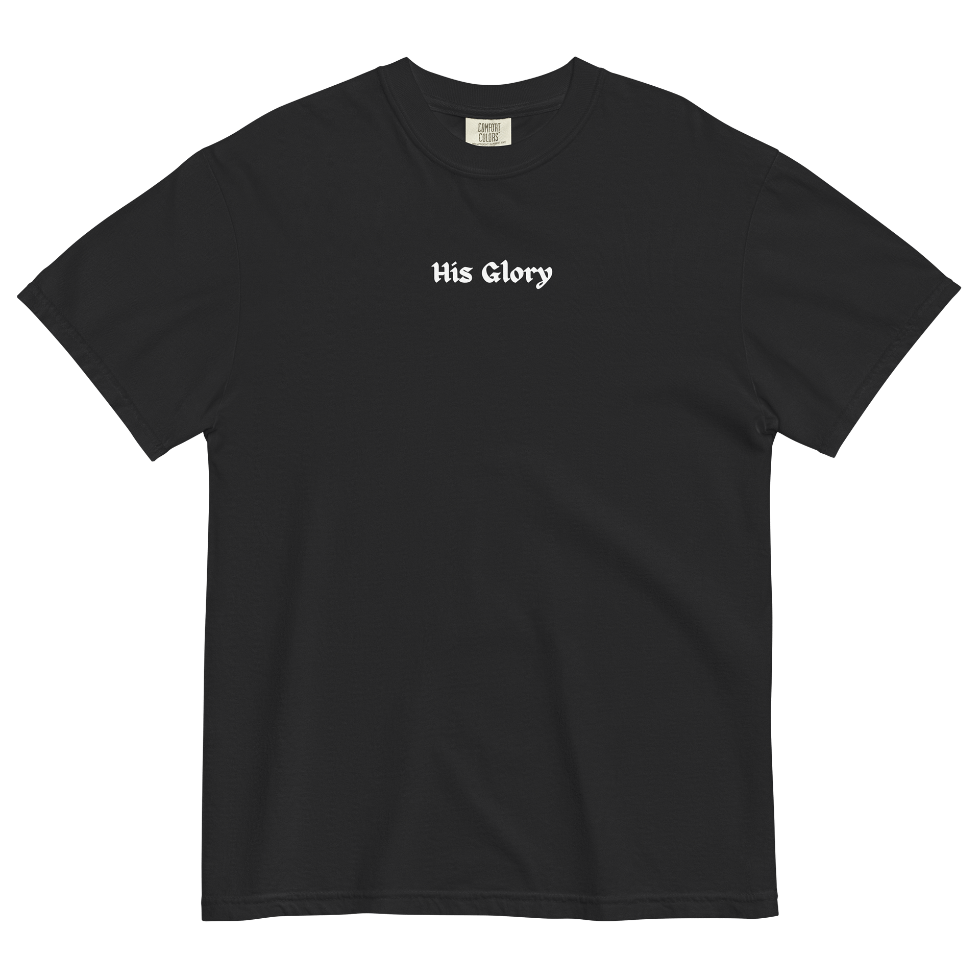 HIS GLORY TEE - BLACK product image (1)