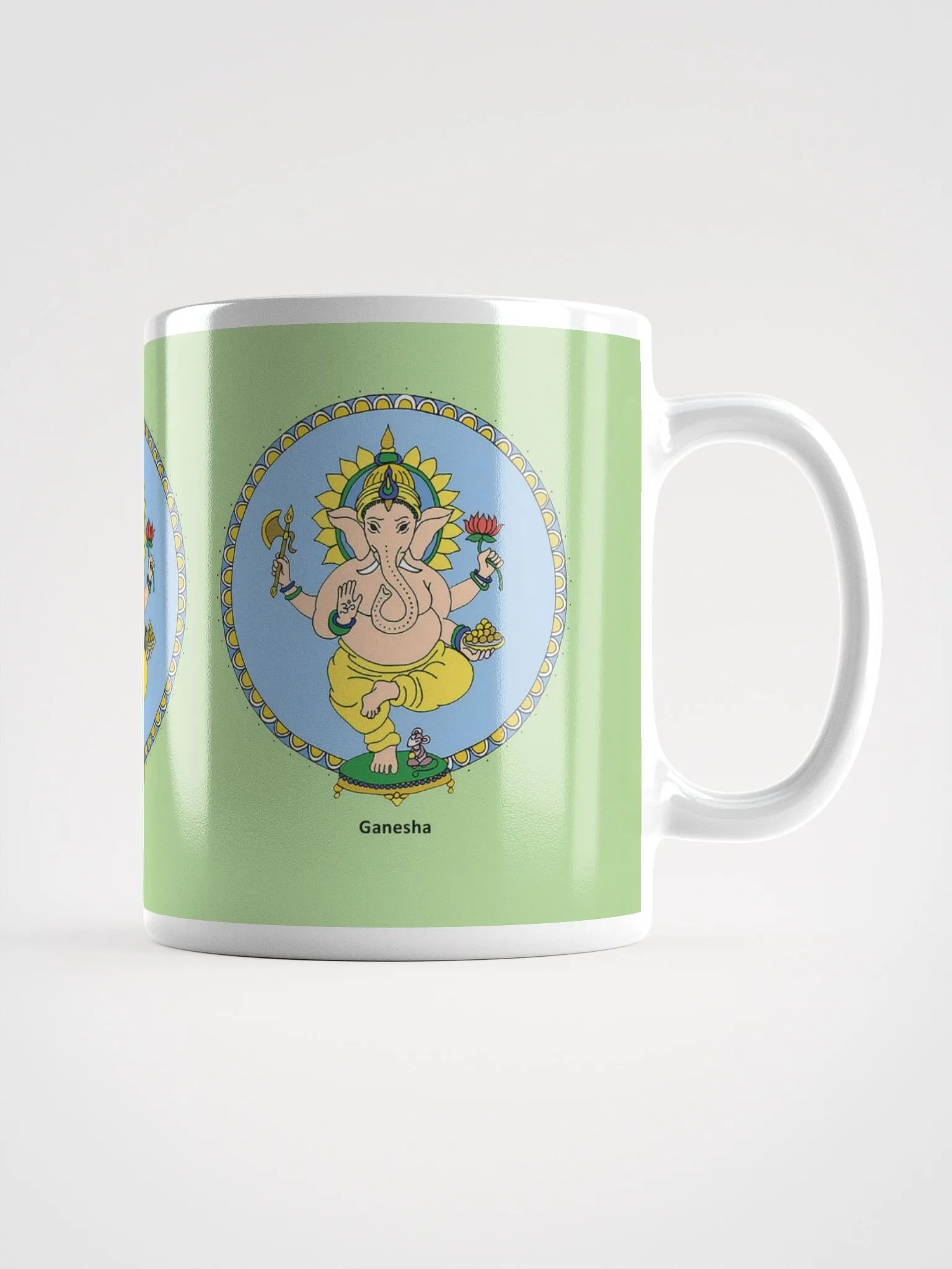 Ganesha Coffee Mug (Green) product image (1)