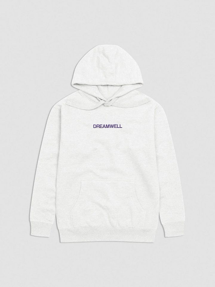 White Hoodie Embroidered product image (1)