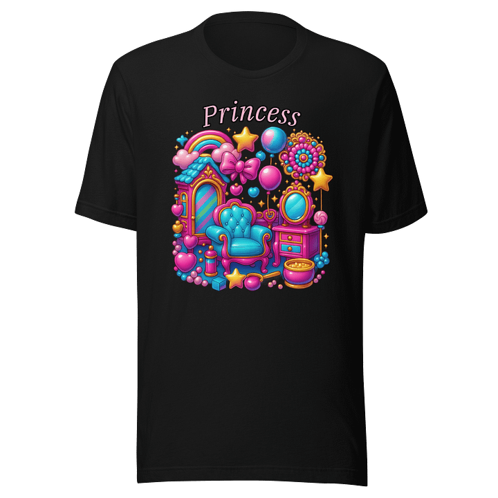 Princess - Dollhouse Color Burst - Bella Canvas 3001 Unisex Staple T-Shirt product image (2)