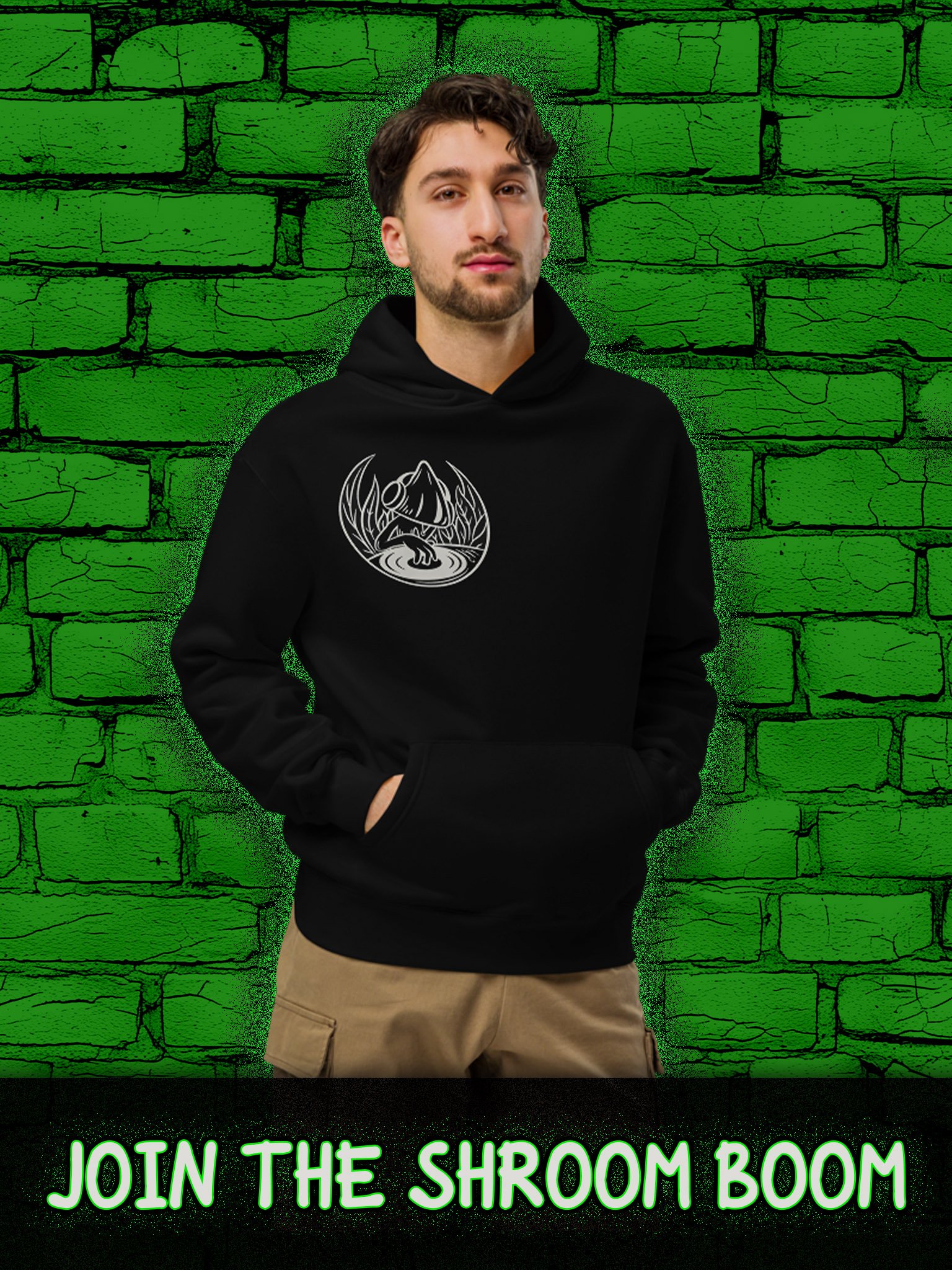JOIN THE SHROOM BOOM Unisex Premium Oversized Hoodie product image (4)