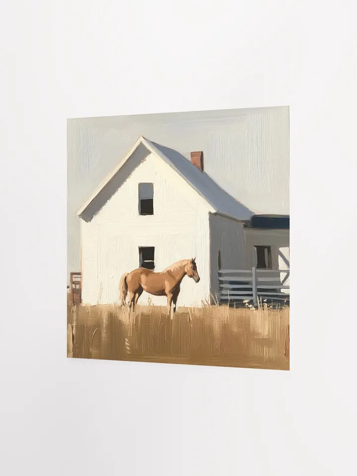Modern Farmhouse: Brown Horse III Art Print product image (7)