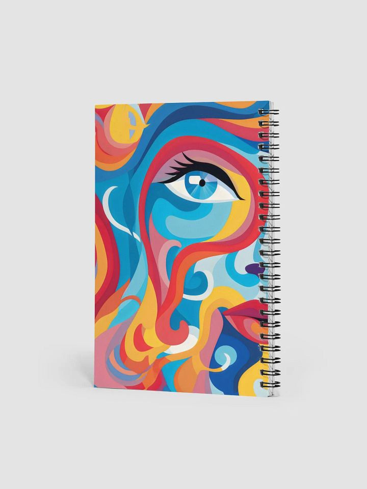 Swirling Spectrum Spiral Notebook product image (2)