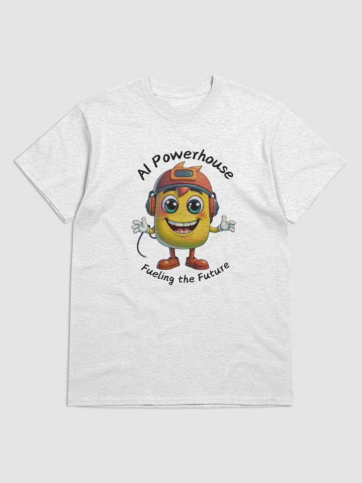 Vibrant Cartoon AI Powerhouse Character T-Shirt product image (4)