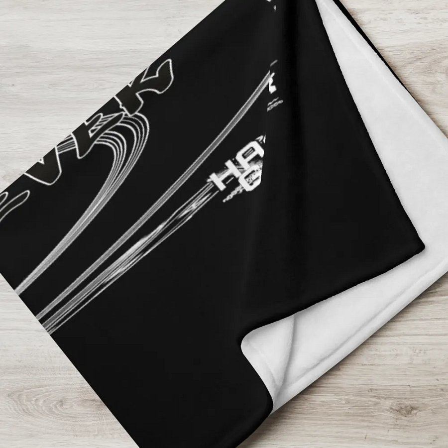 Winners Never Quit and Quitters Never Win - Black - Throw Blanket product image (5)