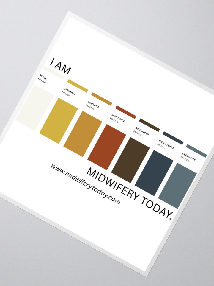 I AM MIDWIFERY TODAY sticker product image (6)