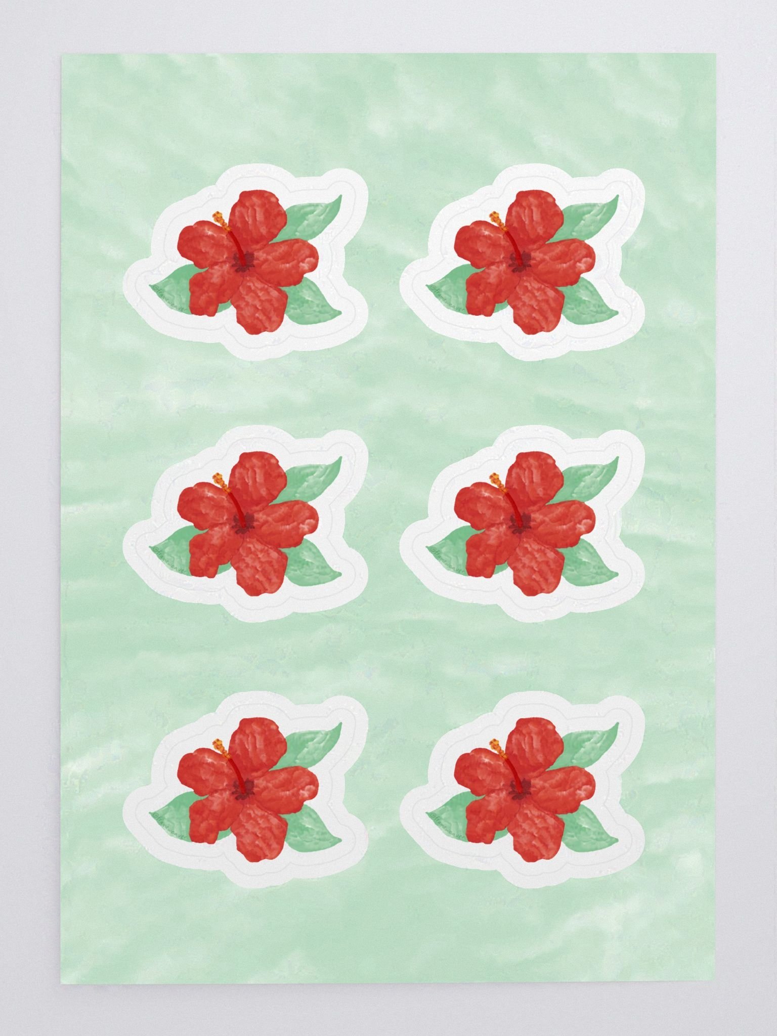 Hibiscus sticker pack for Sudan product image (3)